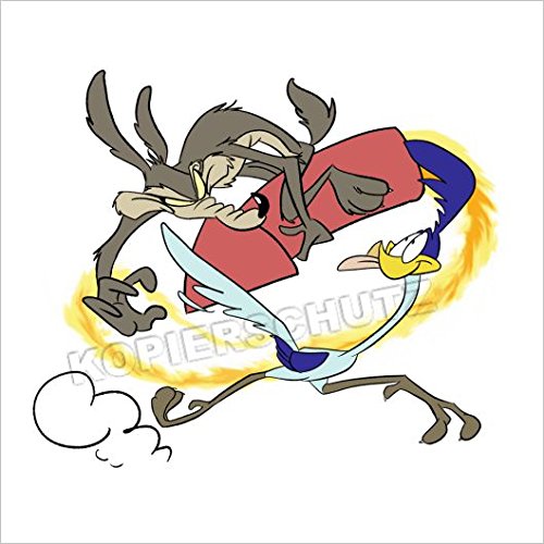 484 < Roadrunner & Coyote > Aufkleber Sticker von Speedshop