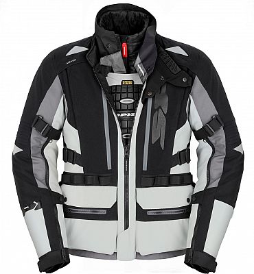 Spidi Allroad, Textiljacke H2Out - Hellgrau/Grau - 3XL von Spidi