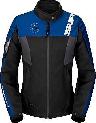 Spidi Corsa, Textiljacke H2Out Damen - Schwarz/Grau/Blau - S von Spidi