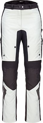 Spidi Crossmaster, Textilhose H2Out Damen - Hellgrau/Schwarz - XXL von Spidi