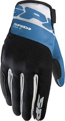 Spidi Flash-KP, Handschuhe Damen - Schwarz/Grau/Hellblau - XS von Spidi