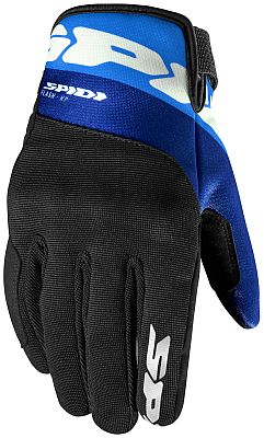 Spidi Flash-KP, Handschuhe - Schwarz/Blau - M von Spidi