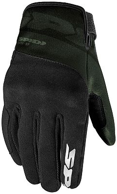 Spidi Flash-KP, Handschuhe - Schwarz/Dunkelgrün - 3XL von Spidi