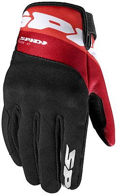 Spidi Flash-KP, Handschuhe - Schwarz/Rot - 3XL von Spidi