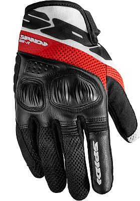 Spidi Flash-R Evo, Handschuhe Damen - Schwarz/Weiß/Rot - L von Spidi