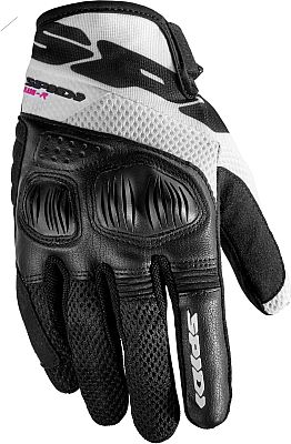 Spidi Flash-R Evo, Handschuhe Damen - Schwarz/Weiß - S von Spidi