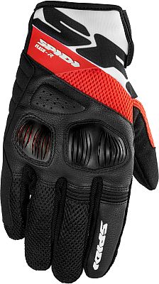 Spidi Flash-R Evo, Handschuhe - Schwarz/Weiß/Rot - M von Spidi