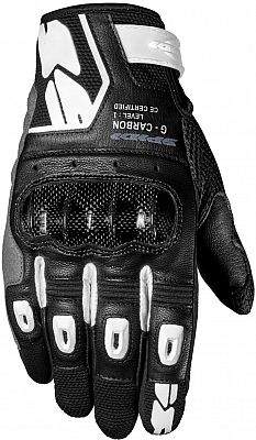 Spidi G-Carbon, Handschuhe Damen - Schwarz/Weiß - S von Spidi