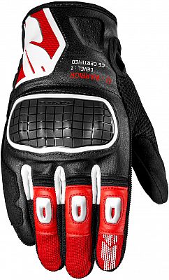 Spidi G-Warrior, Handschuhe - Schwarz/Rot - XL von Spidi