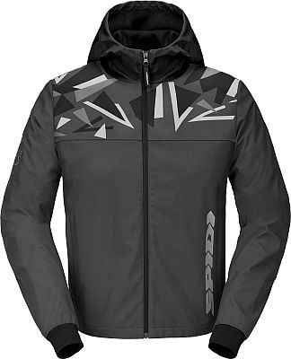 Spidi Hoodie Evo Sport, Textiljacke - Dunkelgrau/Schwarz/Grau - 3XL von Spidi