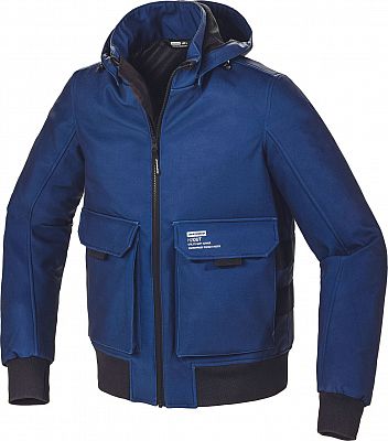 Spidi Metromover, Textiljacke H2Out - Schwarz/Blau - L von Spidi