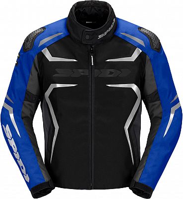 Spidi Race-Evo, Textiljacke H2Out - Schwarz/Blau/Silber - 3XL von Spidi