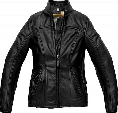 Spidi Rock, Lederjacke Damen - Schwarz - 40 von Spidi