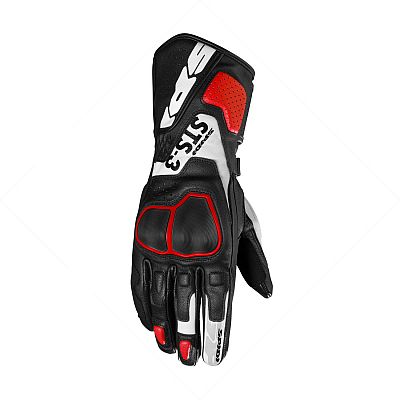 Spidi STS-3, Handschuhe Damen - Schwarz/Weiß/Rot - S von Spidi