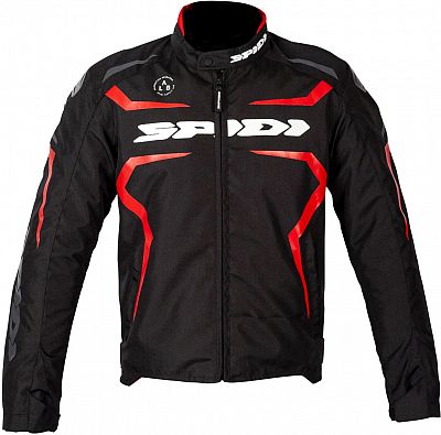 Spidi Sportmaster, Textiljacke H2Out - Schwarz/Rot - L von Spidi