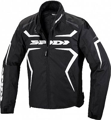 Spidi Sportmaster, Textiljacke H2Out - Schwarz/Weiß - M von Spidi