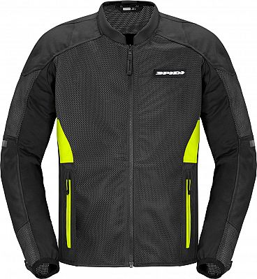 Spidi Super Net, Textiljacke - Schwarz/Neon-Gelb - L von Spidi