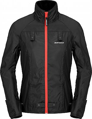 Spidi Thermo Rain Chest X101, Textiljacke H2Out Damen - Schwarz/Rot - 3XL von Spidi