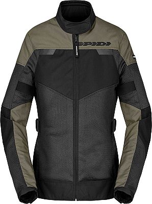 Spidi Tour Net, Textiljacke Damen - Schwarz/Oliv - 3XL von Spidi