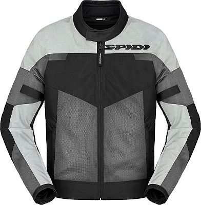 Spidi Tour Net, Textiljacke - Schwarz/Hellgrau/Grau - 4XL von Spidi