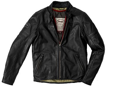 Spidi Vintage, Lederjacke - Schwarz - 46 von Spidi