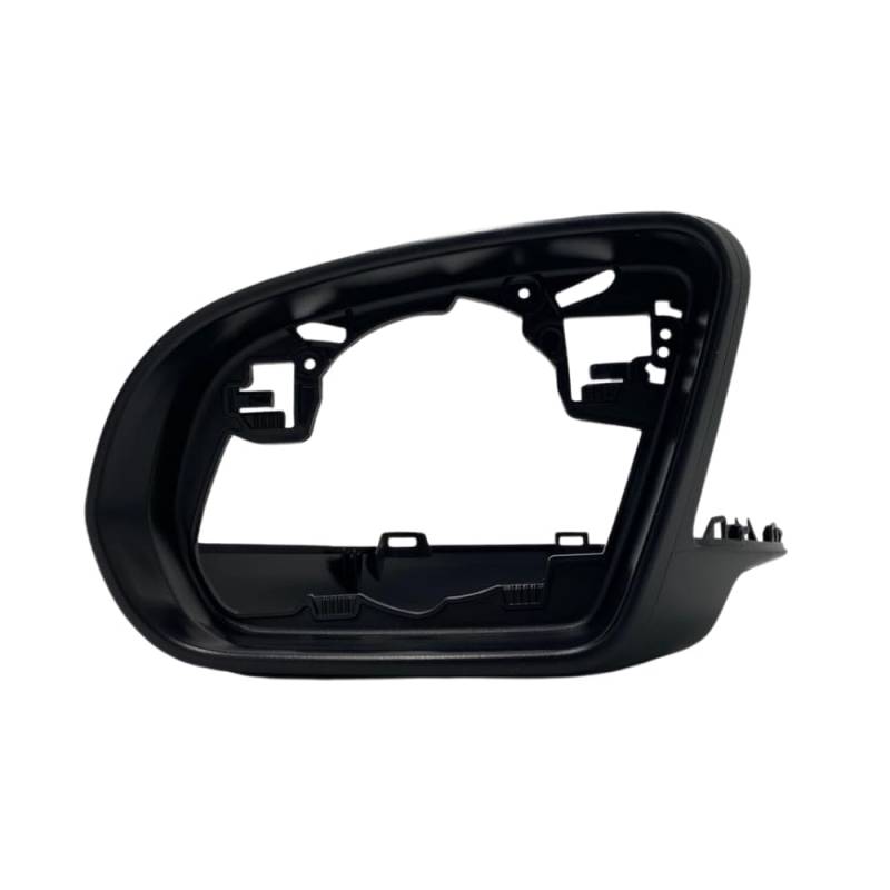 Spieg Links Spiegelrahmen Außenspiegel Blende Rahmen Ersatz für Mercedes W205 W222 2013-2019 Schwarz (Fahrerseite mit Pfützenlampe Loch) von Spieg rear view mirrors