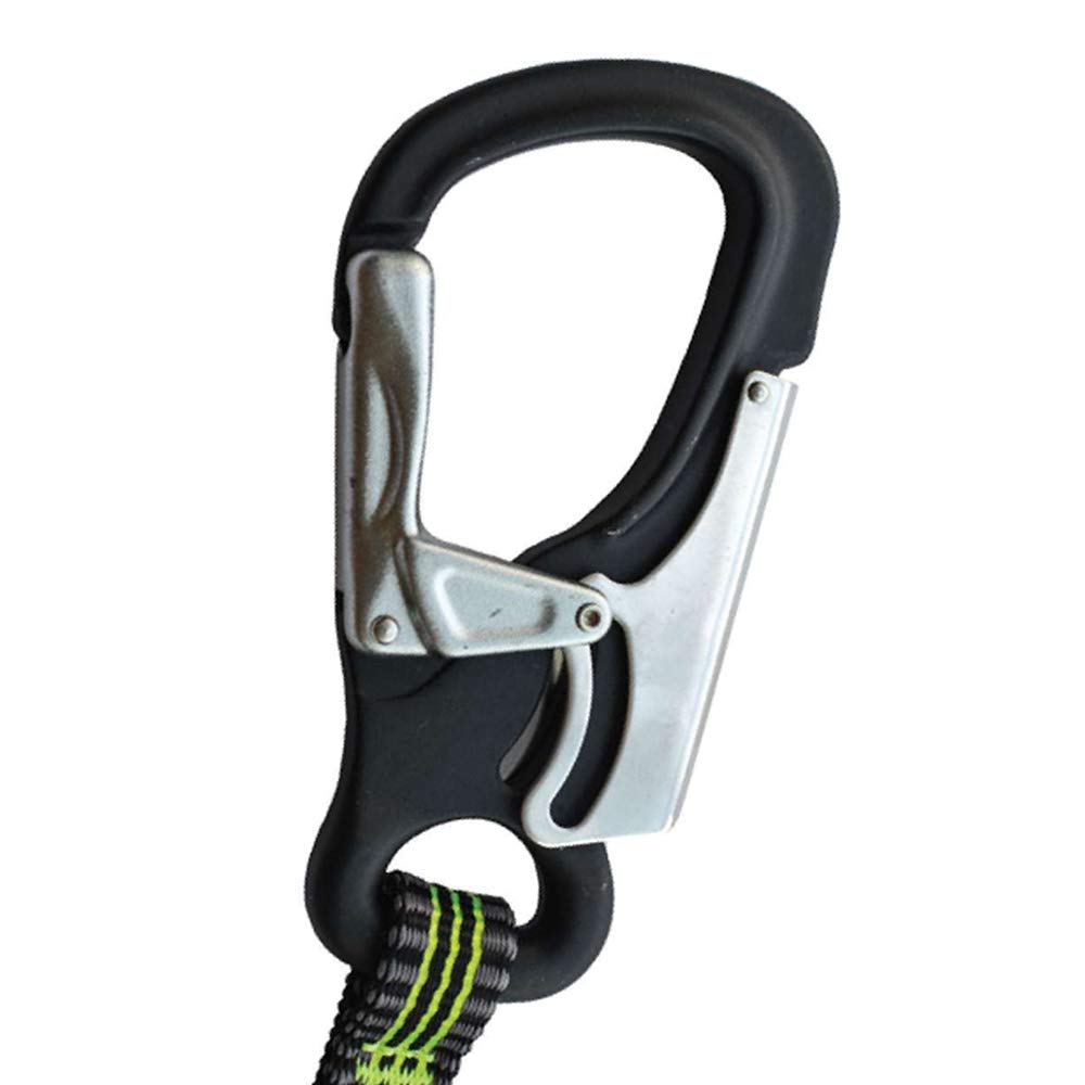 Spinlock 3 Clip Elasticated Performance Line - Schwarz - Leichtgewicht - Unisex - LATERALE BELASTUNG des HAKENS MUSS VERMEIDET Werden von Spinlock