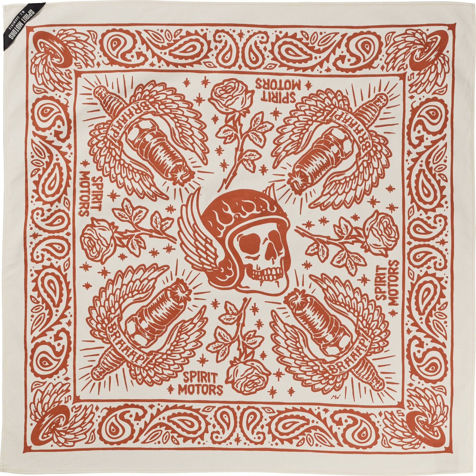 Spirit Motors Awesome Avery Bandana rot von Spirit Motors