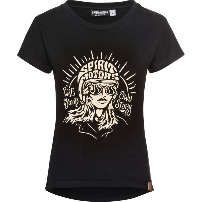 Spirit Motors Joyful Jodie Damen T-Shirt schwarz L Damen von Spirit Motors