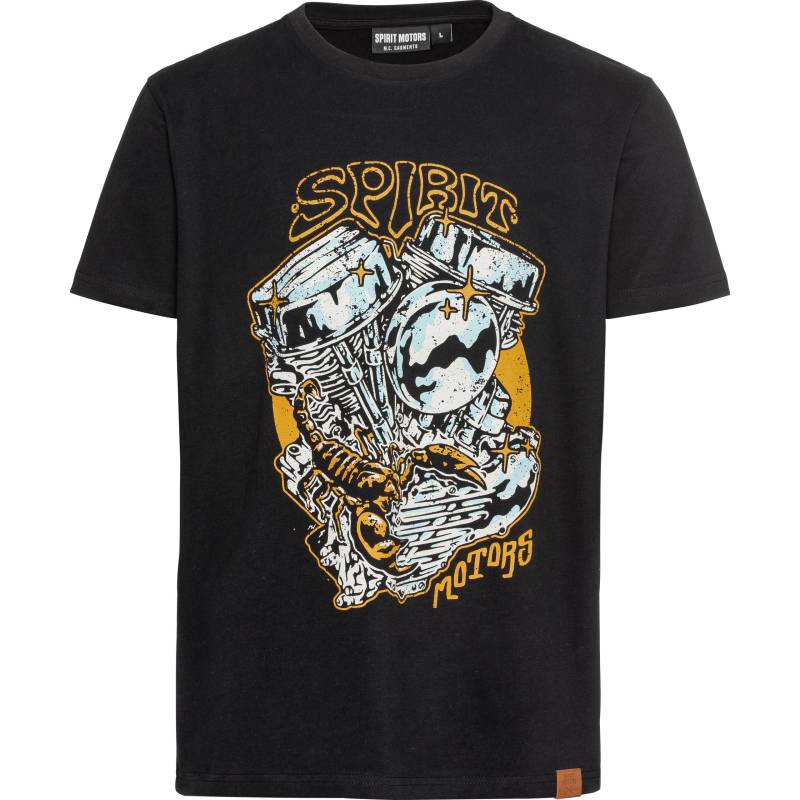 Spirit Motors Panhead Paul T-Shirt schwarz L Herren von Spirit Motors