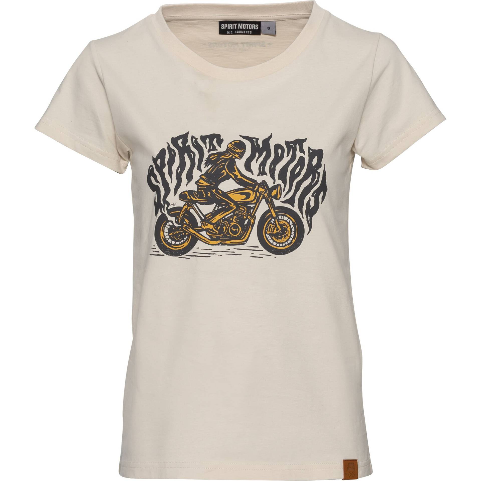 Spirit Motors Racing Ruby Damen T-Shirt creme weiß S Damen von Spirit Motors