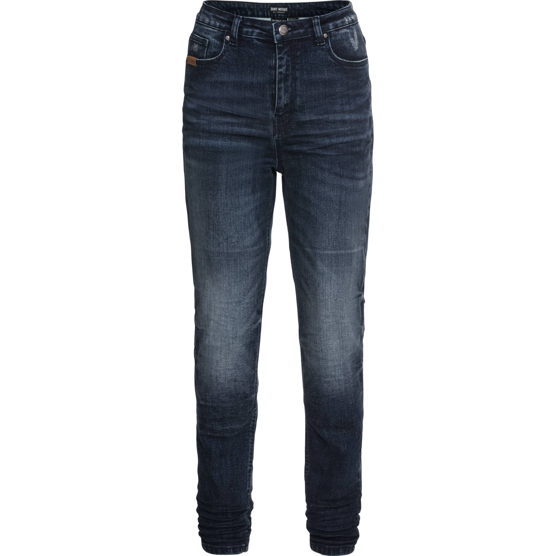 Spirit Motors Skinny High Heather Damen Jeans blau 30/32 Damen von Spirit Motors