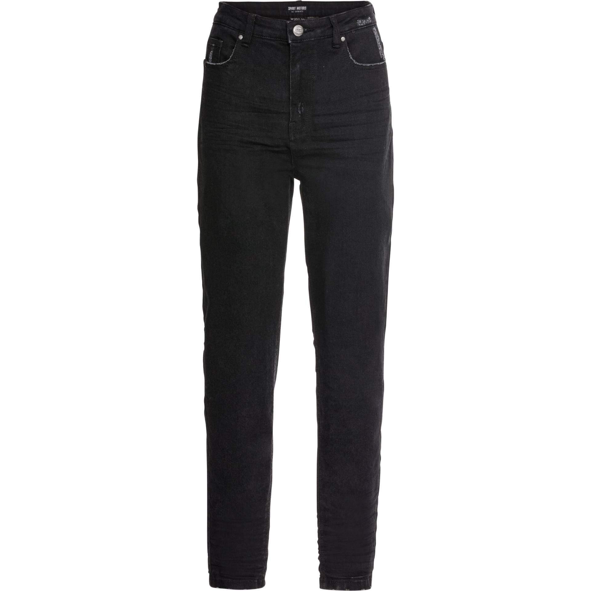 Spirit Motors Skinny High Heather Damen Jeans schwarz 34/32 Damen von Spirit Motors