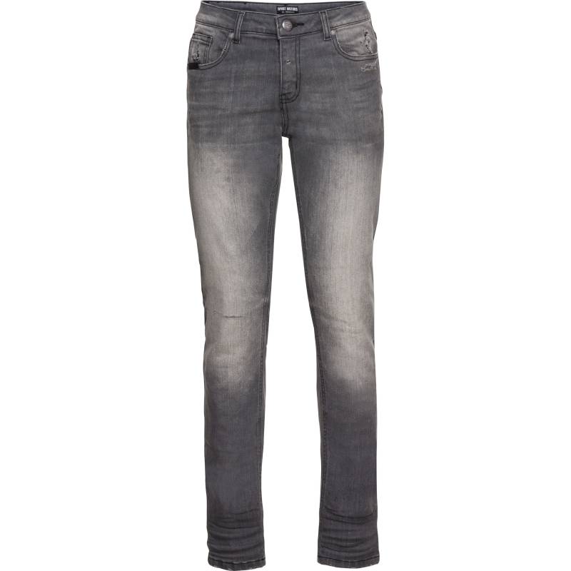 Spirit Motors Slim Mid Miley Damen Jeans grau 32/32 Damen von Spirit Motors