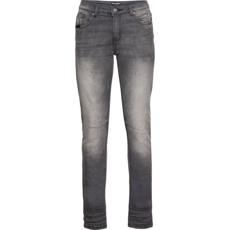 Spirit Motors Slim Mid Miley Damen Jeans grau 34/32 Damen von Spirit Motors