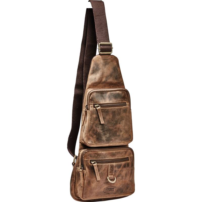 Spirit Motors Vintage Body-Crossover Bag 1 braun von Spirit Motors