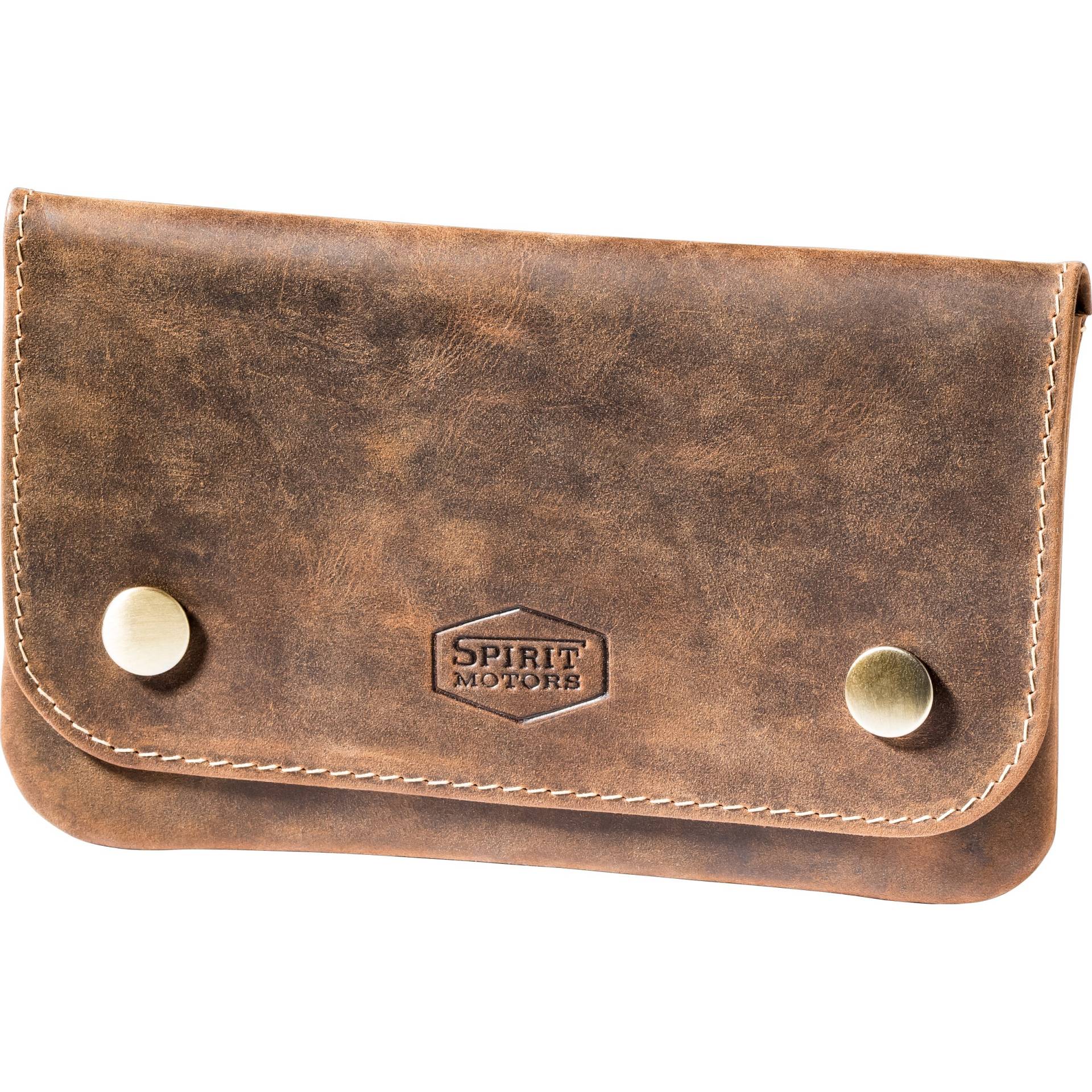 Spirit Motors Vintage Leder Gürteltasche für Tabak von Spirit Motors