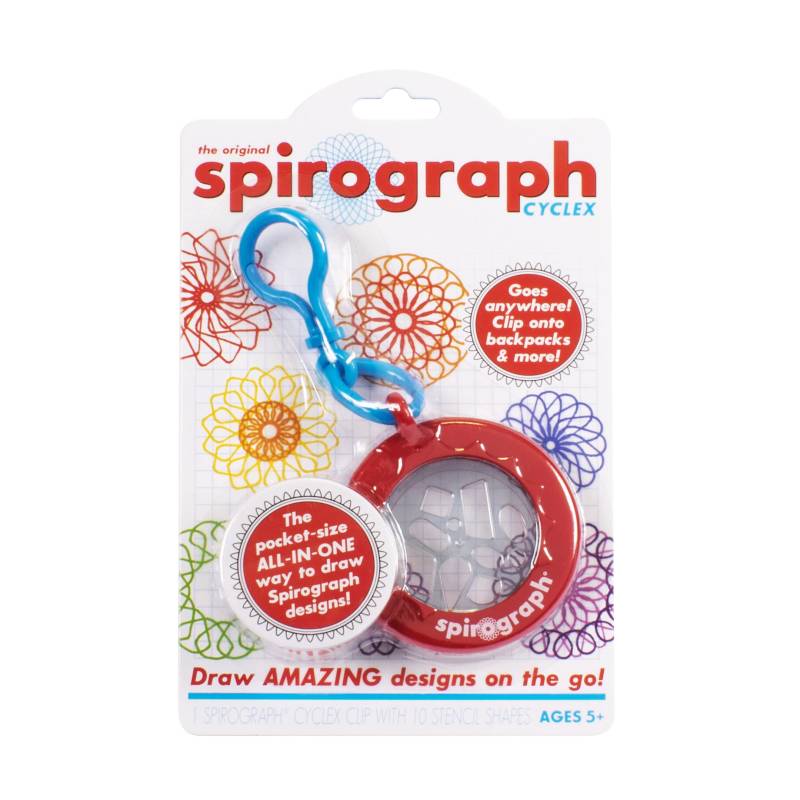 Spirograph Cyclex Schlüsselanhänger, kreative Zeichnungen, Weihnachtsgeschenke, ab 5 Jahren von Spirograph