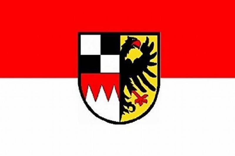 Flagge/Fahne MITTELFRANKEN Staatsflagge/Landesflagge/Hissflagge mit Ösen 150x90 cm, gute Qualität von Sportfanshop24