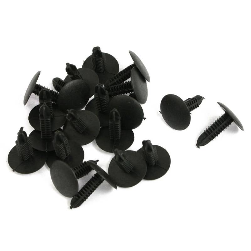 Spourita 20Pcs Plastic Tree Trim Panel Clips 16Mm Kopf Für 4,8 Mm Loch Schwarz von Spourita