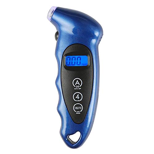 Spourita Neues Reifen Luft Druckmess GeräT Digitales Auto Fahrrad Auto LCD Meter Tester ReifenmessgeräT von Spourita