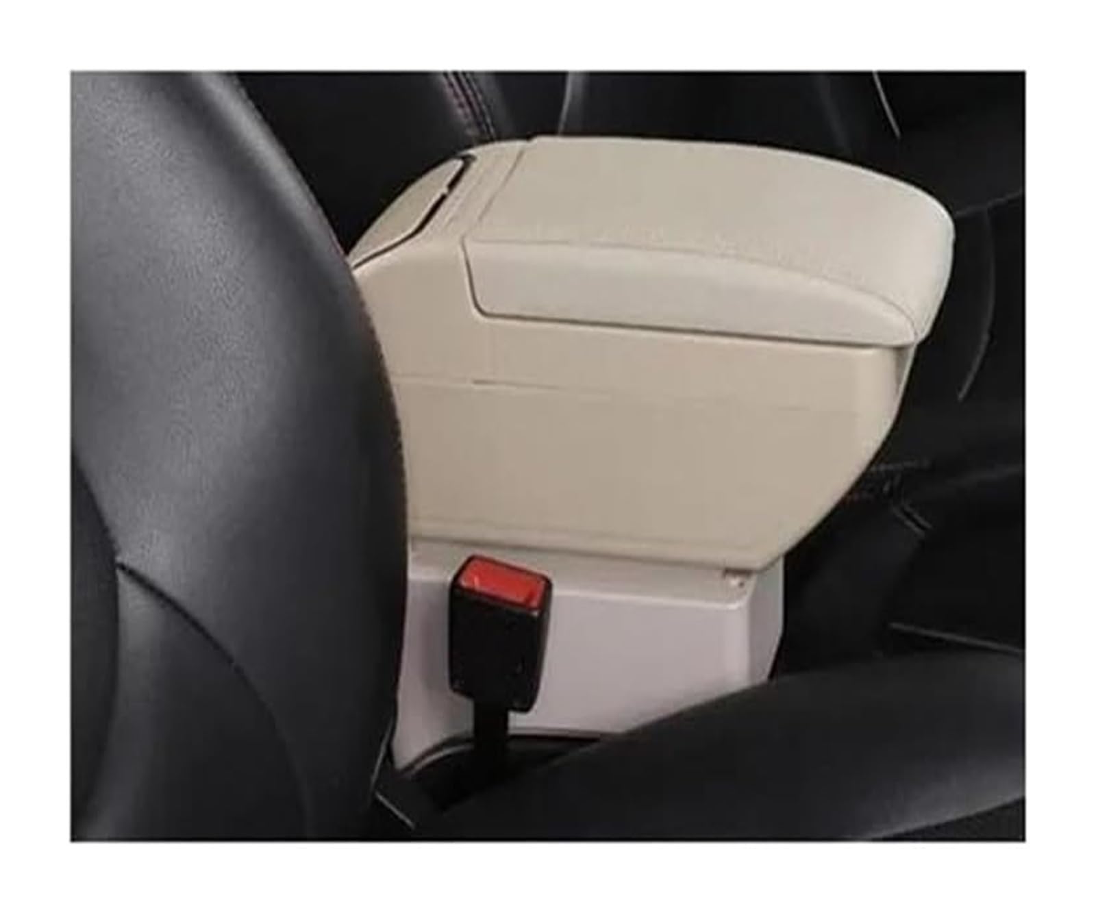 Auto Mittelkonsolen Armlehnen Für C4 Fließheck 2004-2010 Armlehnenbox Drehbare Zentralspeicher-Inhaltsbox Mit Getränkehalter USB(F Beige No Usb) von Spring talks