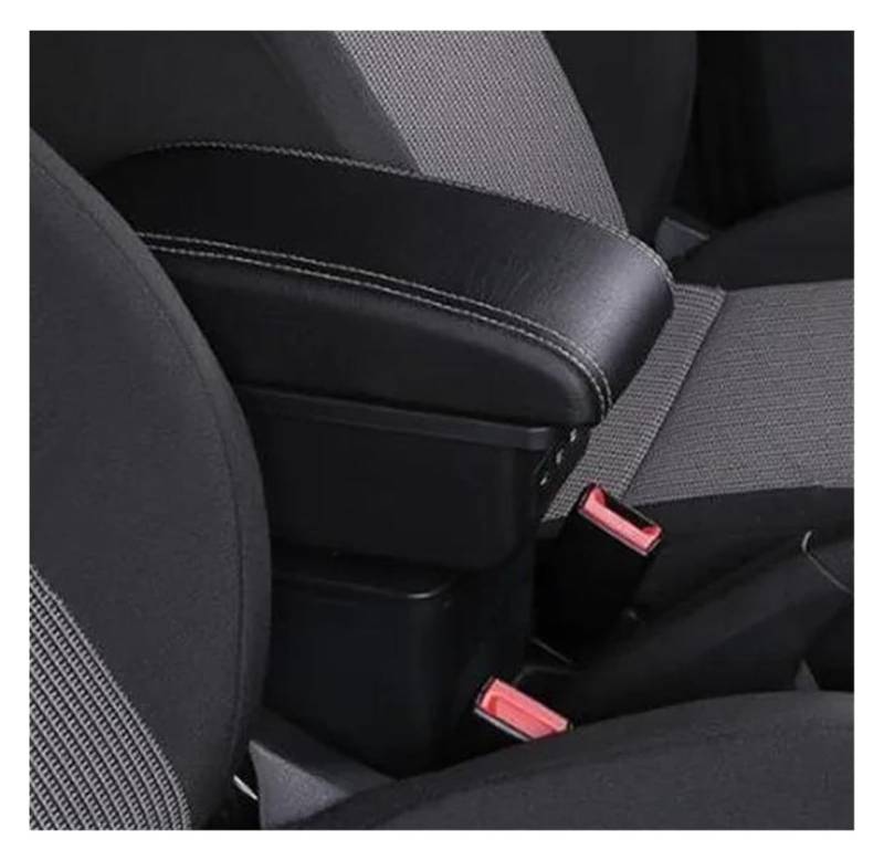 Auto Mittelkonsolen Armlehnen Für Kia Für Ray Auto Armlehne Box Auto Center Console Armlehne Storage Box Innen Nachrüstung Mit USB Zubehör(B3 3usb) von Spring talks