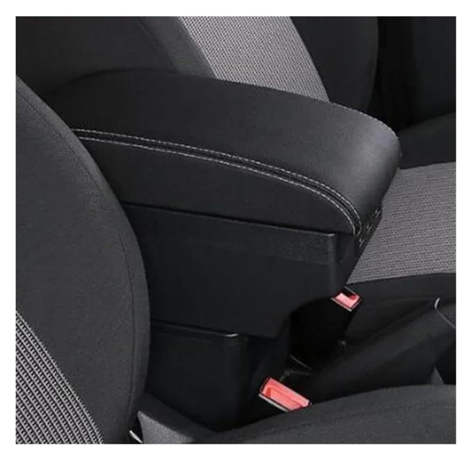 Auto Mittelkonsolen Armlehnen Für Kia Für Ray Auto Armlehne Box Auto Center Console Armlehne Storage Box Innen Nachrüstung Mit USB Zubehör(C3 7usb) von Spring talks