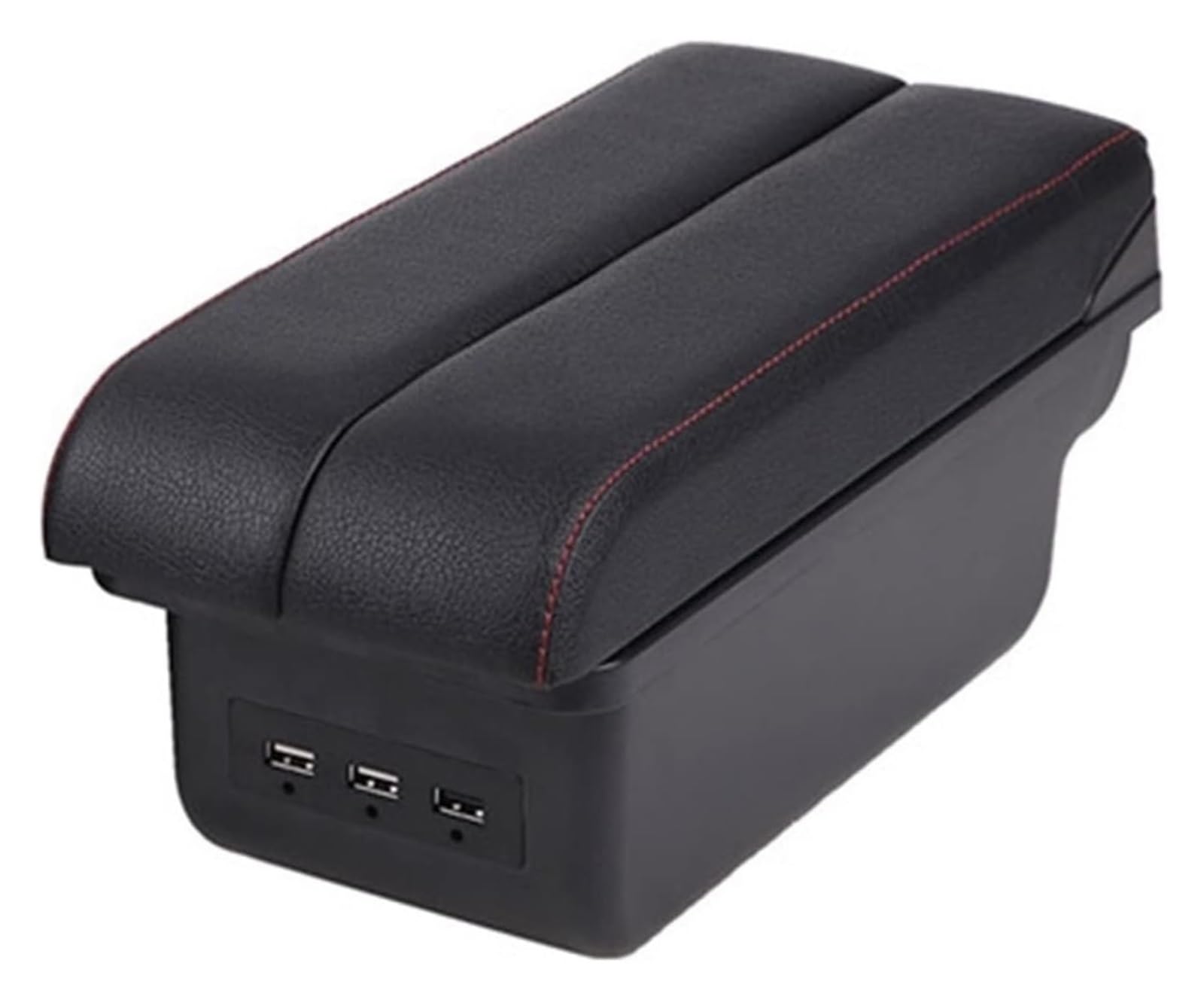 Auto Mittelkonsolen Armlehnen Für Kia Für Spectra 2010-2018 Auto Armlehne Usb-schnittstelle Arm Rest Aufstieg Lagerung Box Center Konsole(E Red) von Spring talks