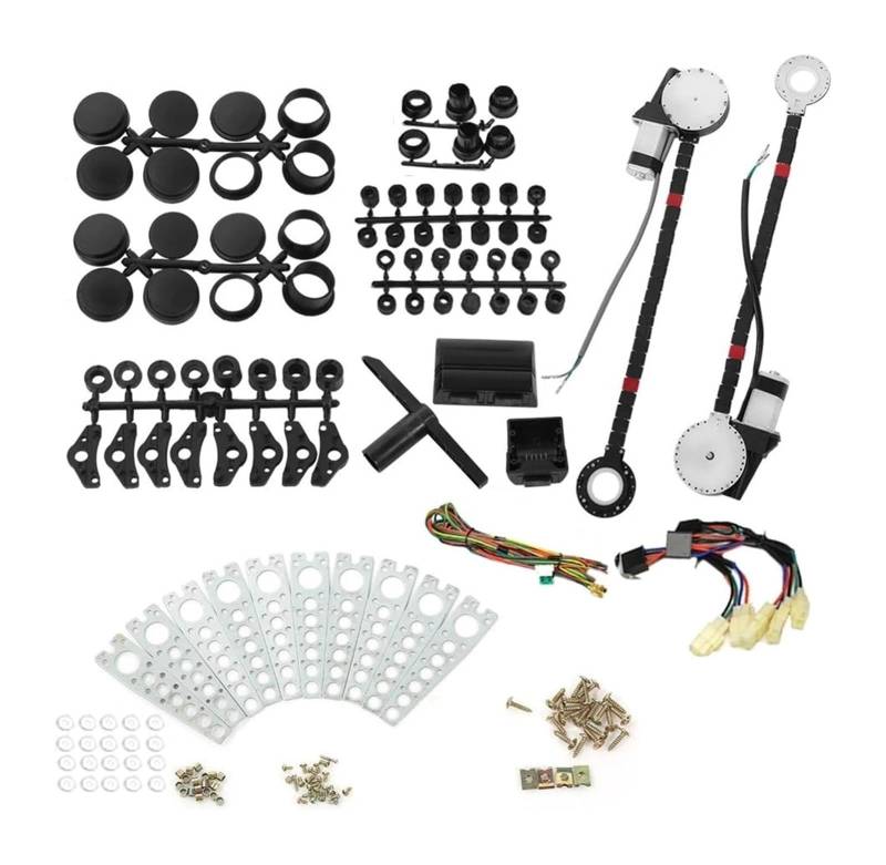 Fensterheber Universeller Elektrischer Fensterheber-Umrüstsatz 2-türiger Pickup 2-türige Fahrzeuge Auto-Fensterheber-Set von Spring talks