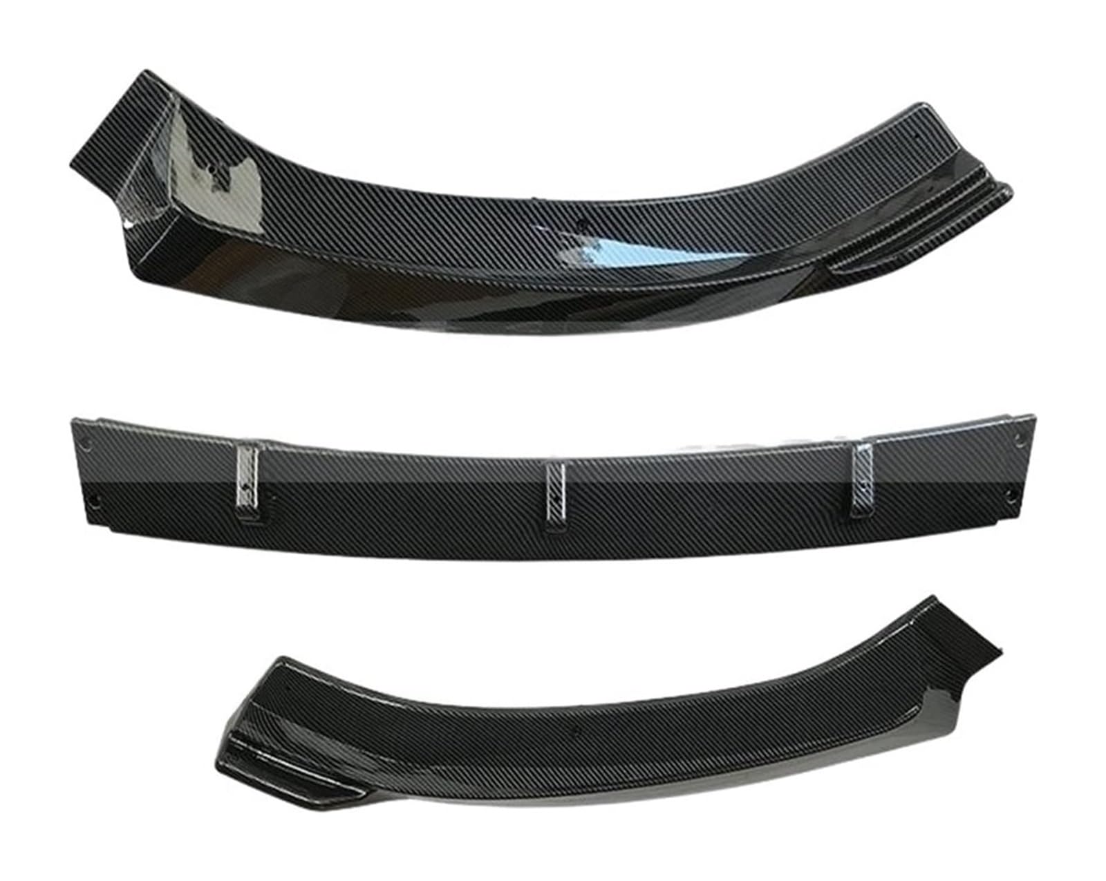 Frontspoiler Für A3 Für Standard 2014 2015 2016 Splitter ABS Frontschürze Lip Spoiler Diffusor Auto Heckspoiler Spoiler Flügel(Carbon Texture) von Spring talks