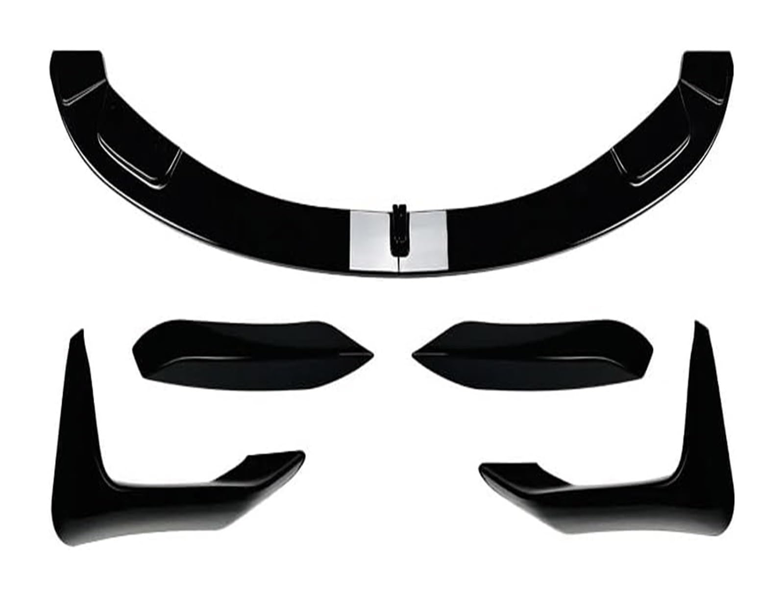 Frontspoiler Für B&MW 3 4 Serie M3 M4 F80 F81 F82 F83 Auto Frontstoßstange Lip Spoiler Splitter Stoßstange Canard Lip Splitter Körper 2013 Bis 2018(Gloss Black Set A) von Spring talks