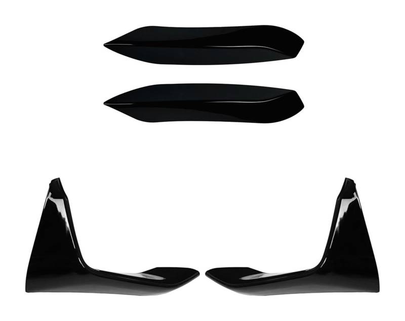 Frontspoiler Für B&MW F80 F82 F83 M3 M4 2014-2020 Nebelscheinwerfer Lampe Augenbraue Rahmenabdeckung Frontstoßstange Lippensplitter Canards Spoiler Frontspoiler(1 set) von Spring talks