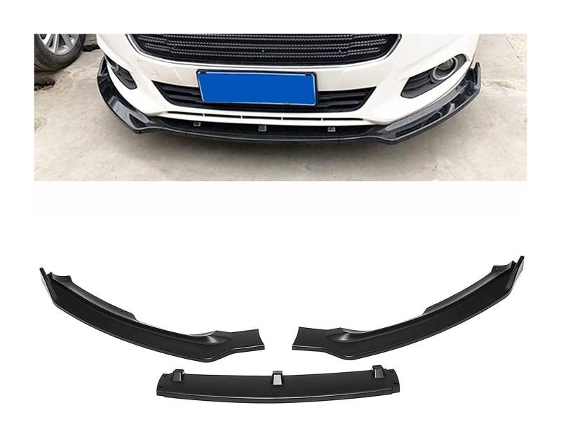 Frontspoiler Für Ford Für Mondeo 2013-2016 Frontschürze Lippe Kinn Spoiler Carbon Look Front Diffusor Diffusor Auto Front Spoiler von Spring talks